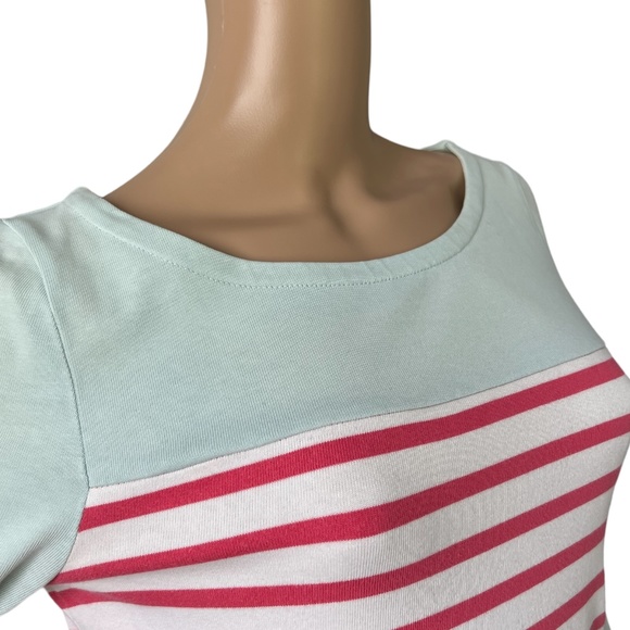 BODEN Women's Pink Striped Long Sleeve Cotton Pocket Midi Dress ~ Ladies Size 4L - Picture 5 of 8